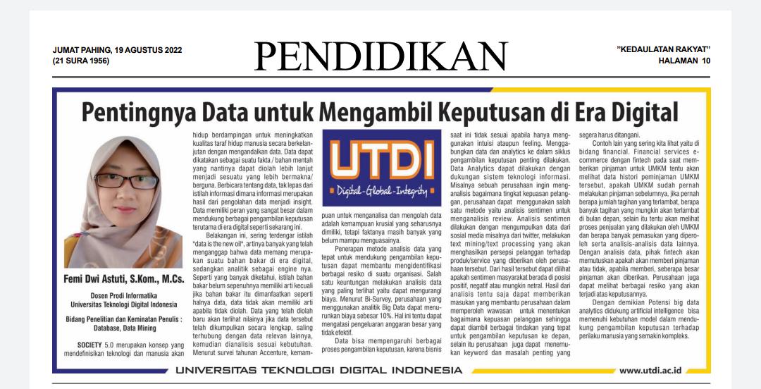 Pentingnya Data Untuk Mengambil Keputusan di Era Digital