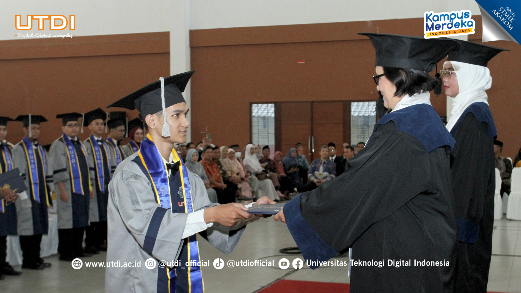 ACARA WISUDA UTDI PERIODE I T.A. 2024/2025 BERLANGSUNG MERIAH PENUH MAKNA