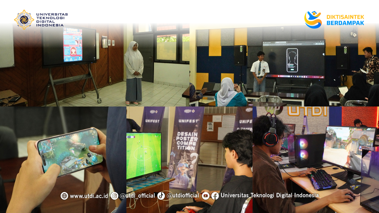 Unifest UTDI 2025 : Keseruan Esports dan Kreativitas Digital di Kampus