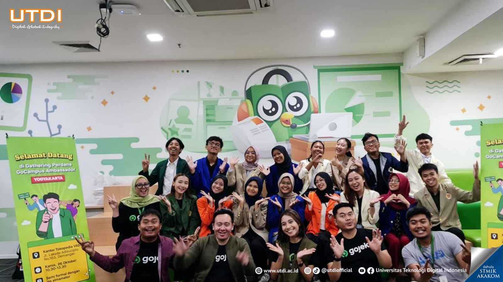 Farhan Ramadhan, Mahasiswa Sistem Informasi Akuntansi (SIA) UTDI  Raih Juara 1 Go Campus Ambassador Gojek