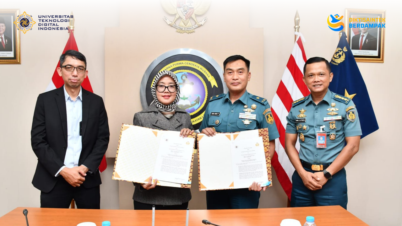 Perkuat Kualitas SDM Menuju Indonesia Emas 2045, UTDI Resmi Jalin Kerja Sama Strategis Bidang IT dengan Mabes TNI AL