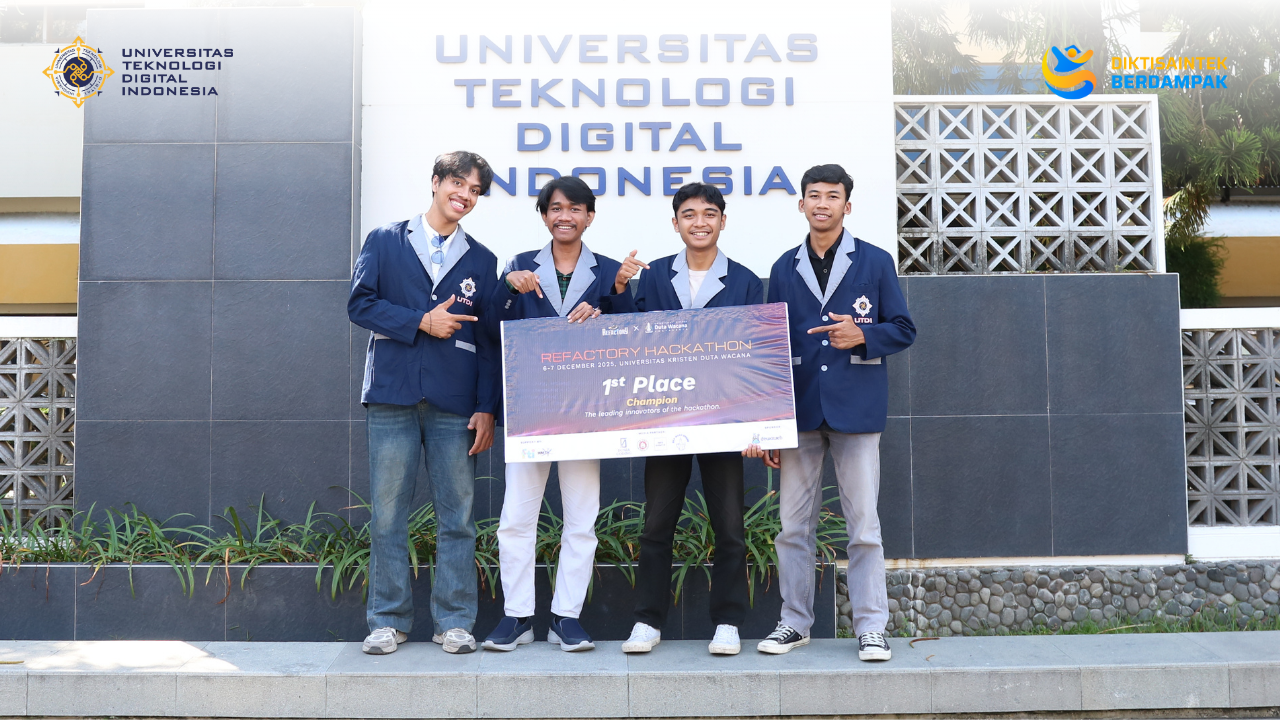 Tim Vibecode UTDI Raih Juara 1 Refactory Hackathon x UKDW 2025 dengan Inovasi Developer Portal