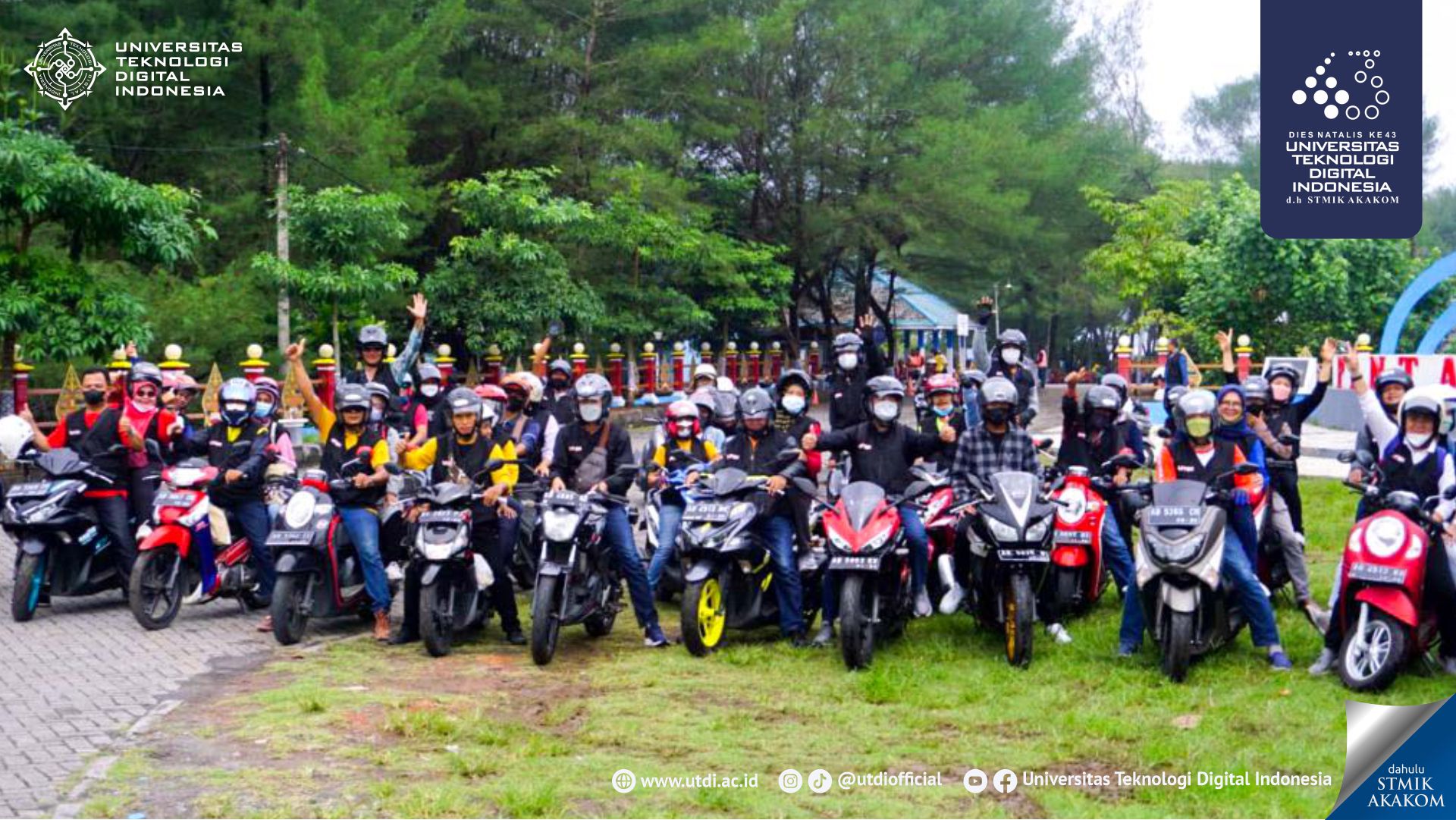 Touring UTDI Kebersamaan dan Memasyakatkan Safety Riding 