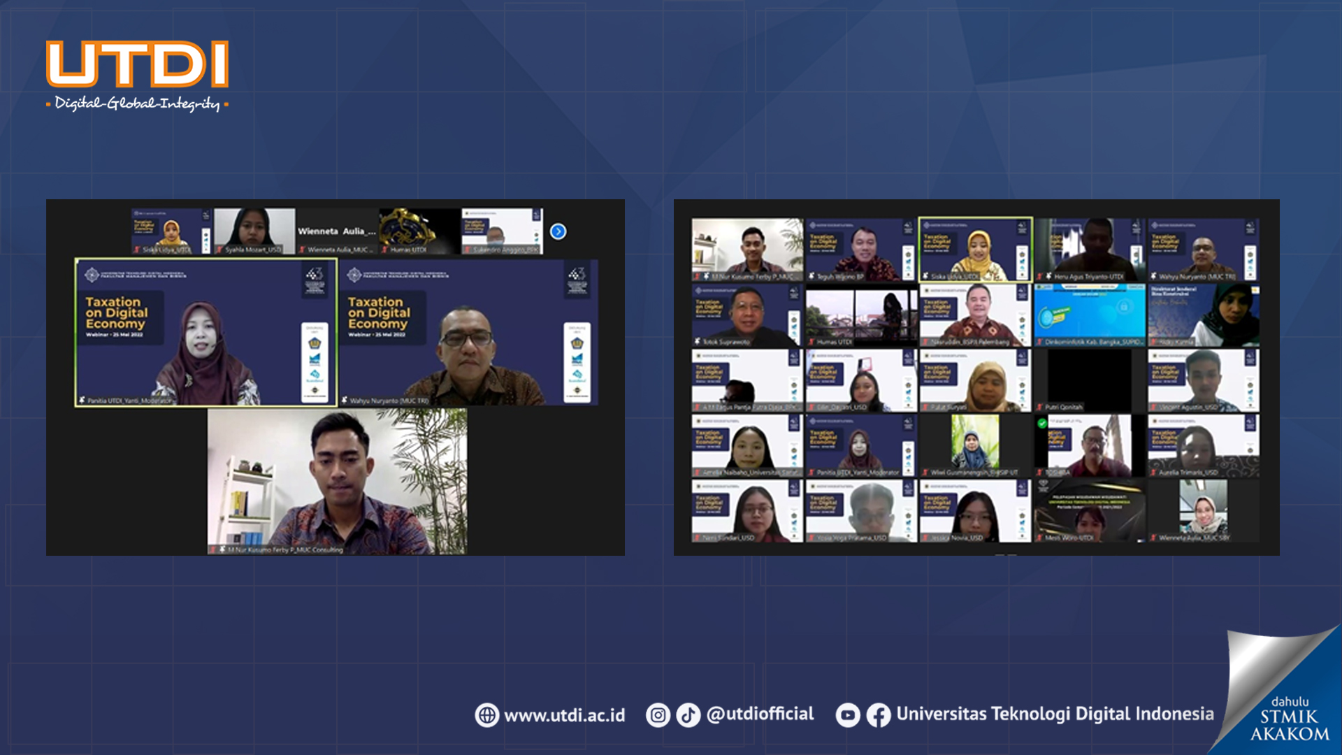 Fakultas Manajemen & Bisnis UTDI Gelar Webinar Perdana, Bertajuk