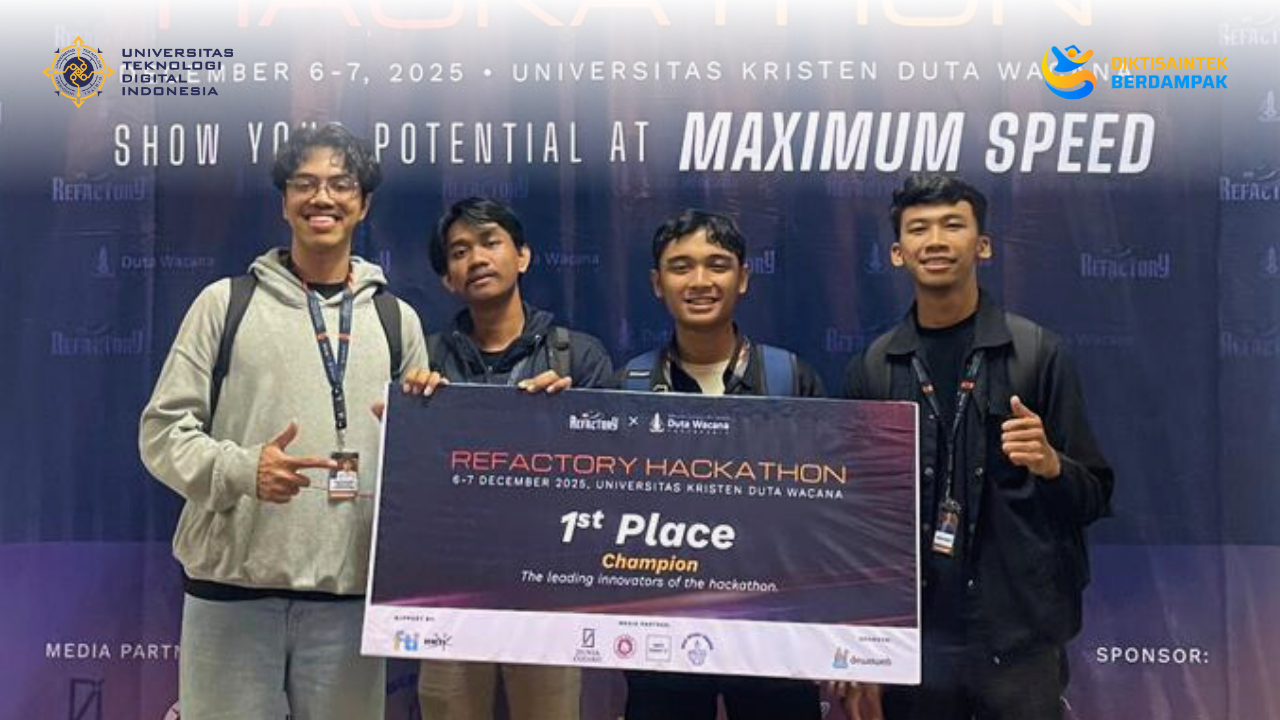 Tim Vibecode UTDI Raih Juara 1 Refactory Hackathon x UKDW 2025 dengan Inovasi Developer Portal