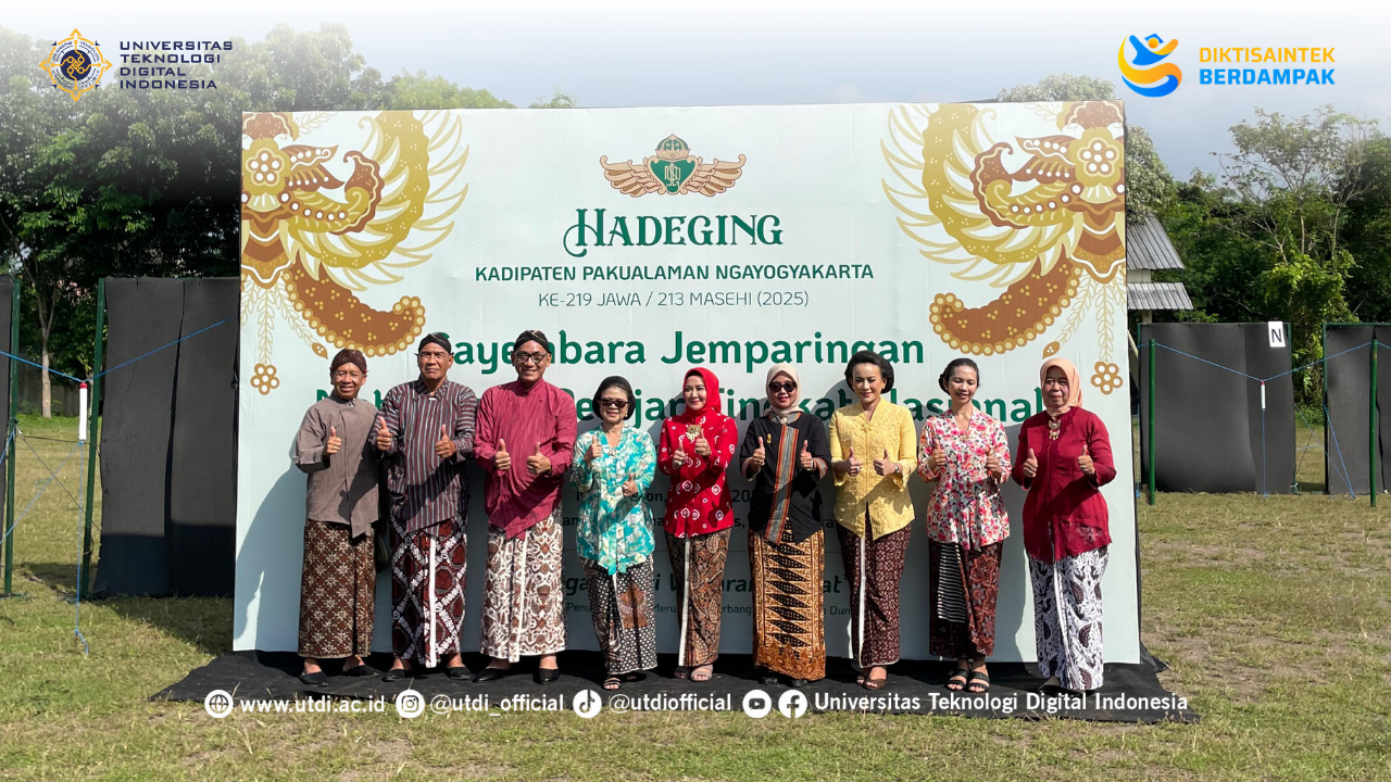 Mahasiswa UTDI Turut Mendukung Kelancaran Sayembara Jemparingan Mataram Pelajar Tingkat Nasional