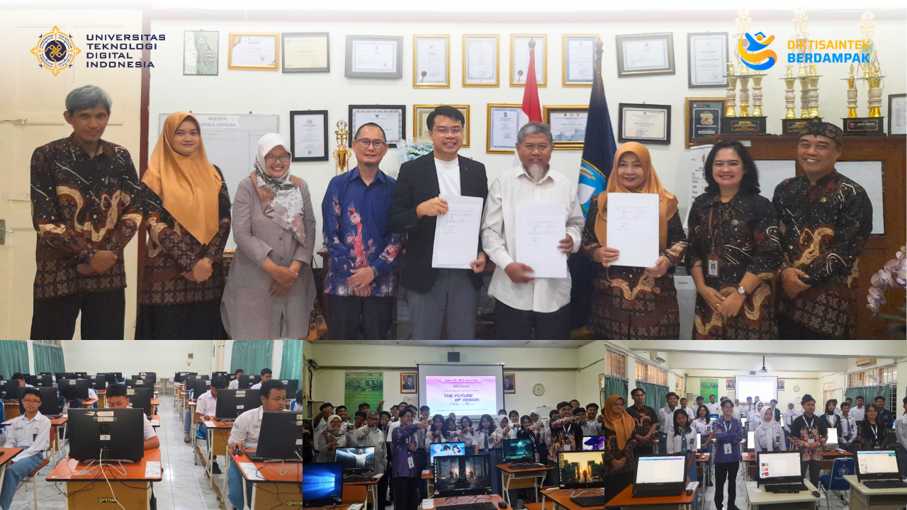 UTDI dan UPSI Gelar Kuliah Tamu Internasional di SMA N 6 Yogyakarta: Bahas Masa Depan Desain Digital dan AI Tools