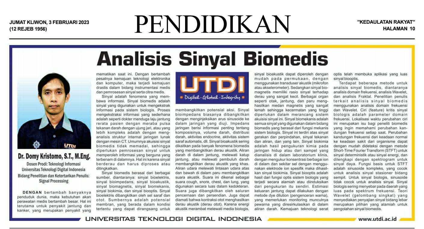Analisis Sinyal Biomedis