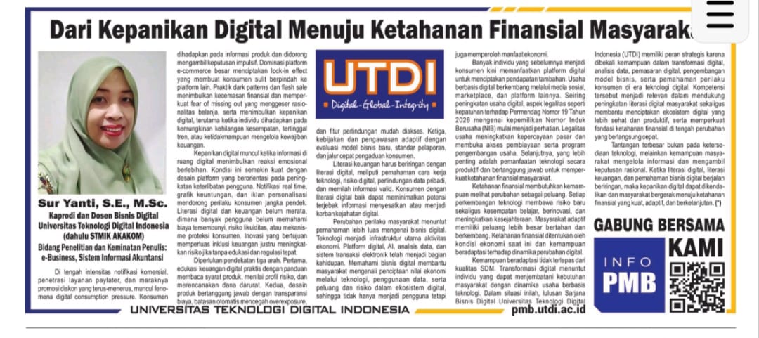 Dari Kepanikan Digital Menuju Ketahanan Finansial Masyarakat