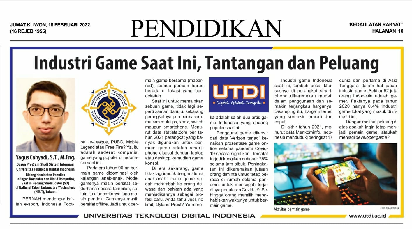 Industri Game Saat Ini, Tantangan dan Peluang