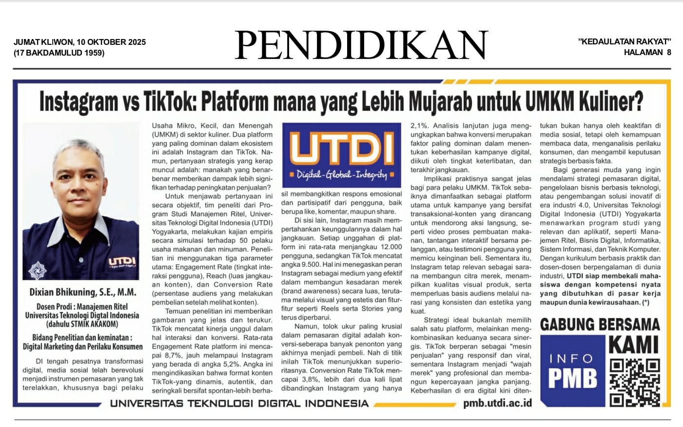 Instagram vs TikTok: Platform mana yang Lebih Mujarab untuk UMKM Kuliner?