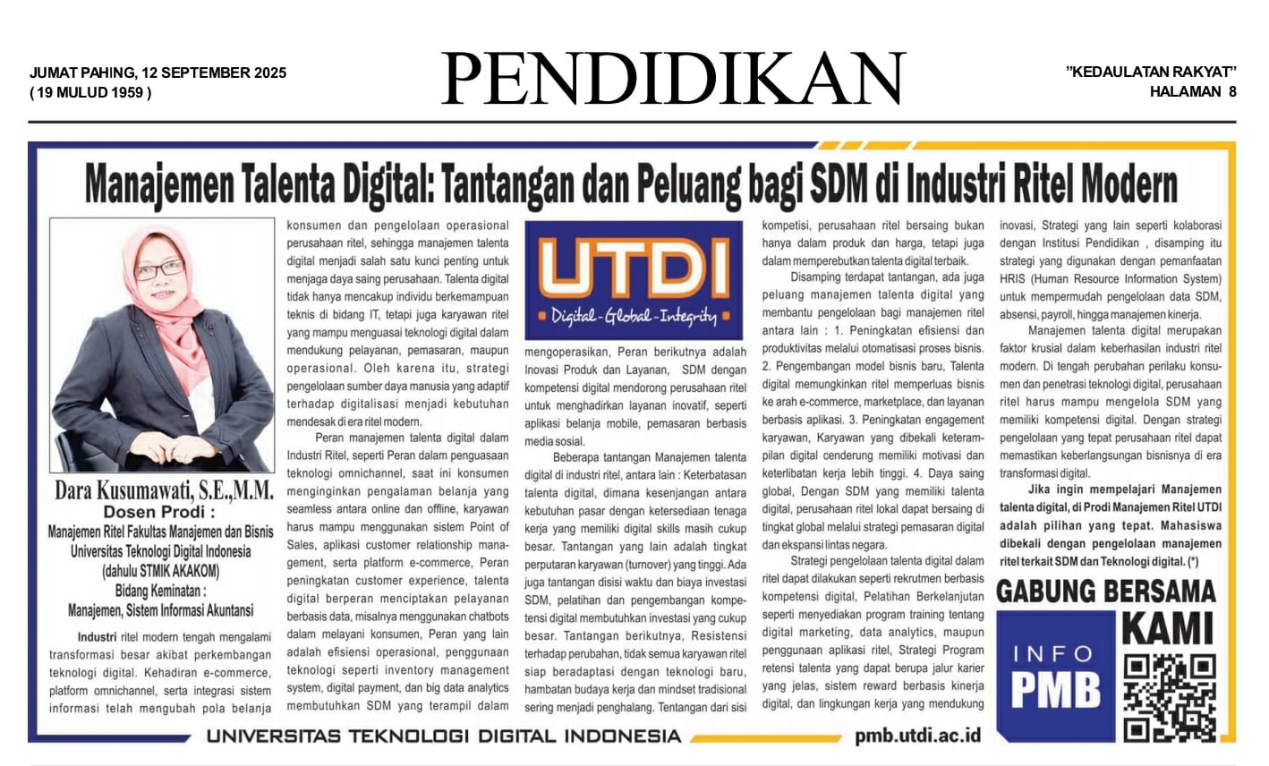 Manajemen Talenta Digital: Tantangan dan Peluang bagi SDM di Industri Ritel Modern