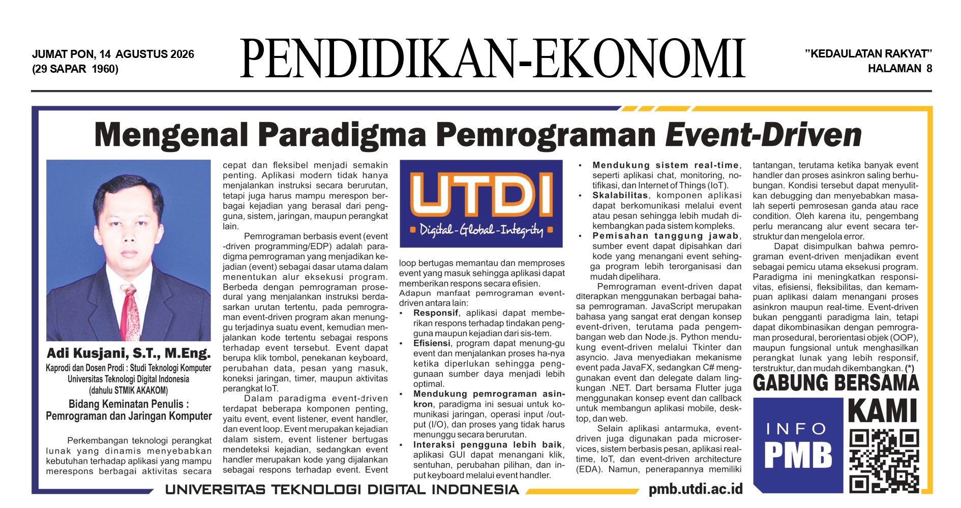 Mengenal Paradigma Pemrograman Event-Driven