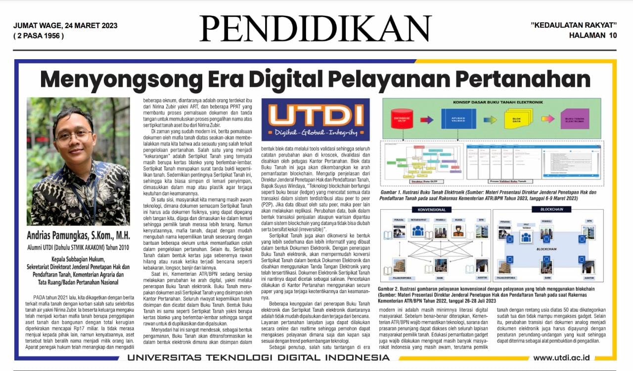 Menyongsong Era Digital Pelayanan Pertanahan