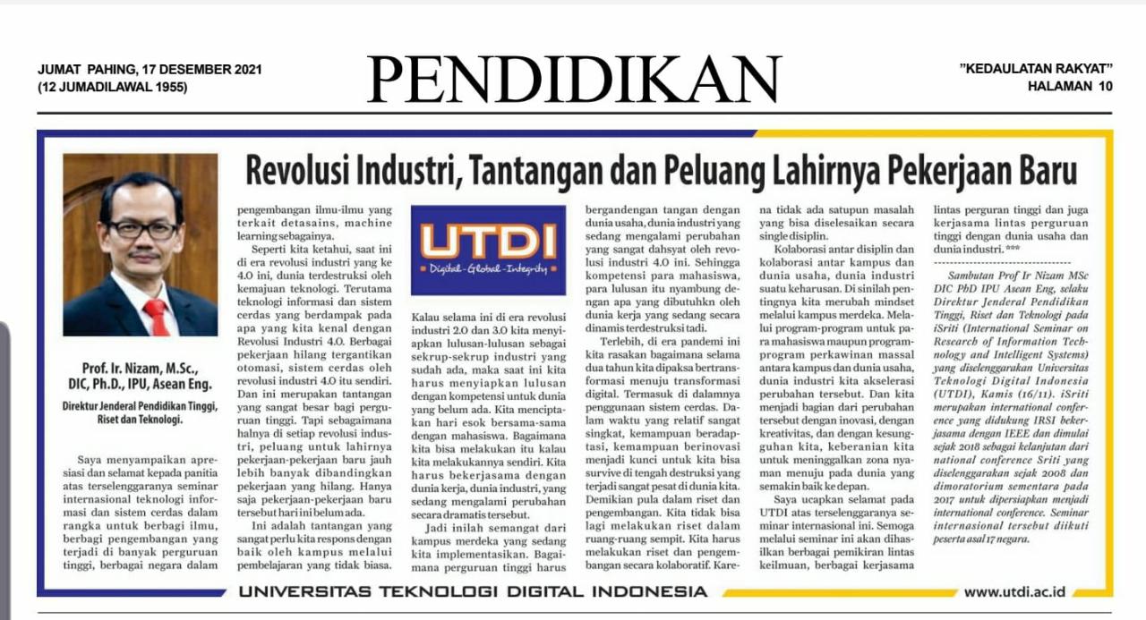 Revolusi Industri, Tantangan dan Peluang Lahirnya Pekerjaan Baru