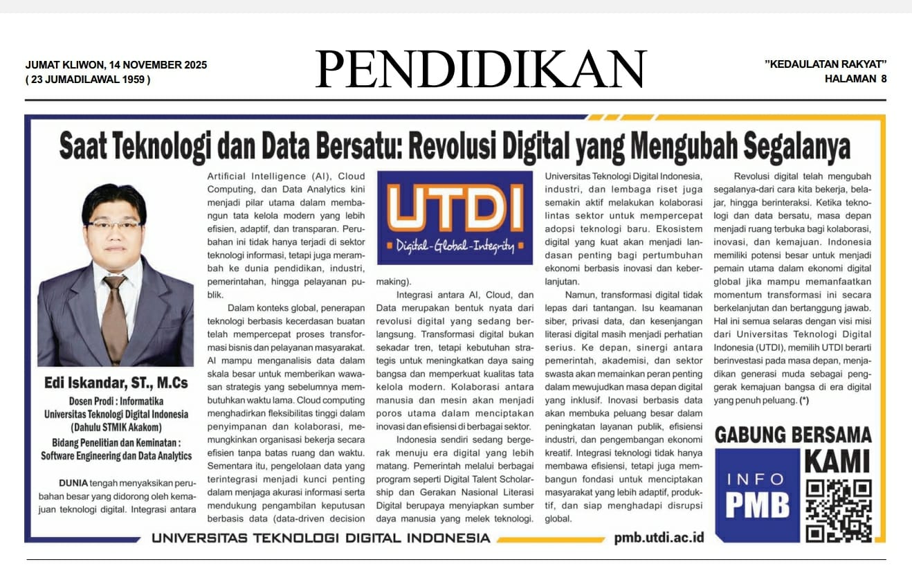 Saat Teknologi dan Data Bersatu: Revolusi Digital yang Mengubah Segalanya