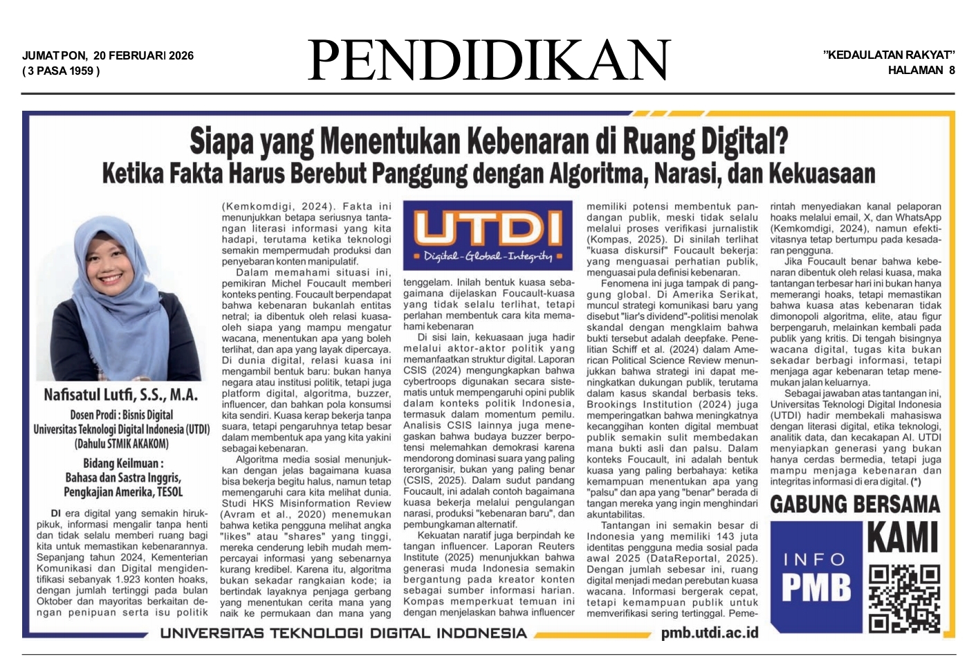 Siapa yang Menentukan Kebenaran di Ruang Digital?