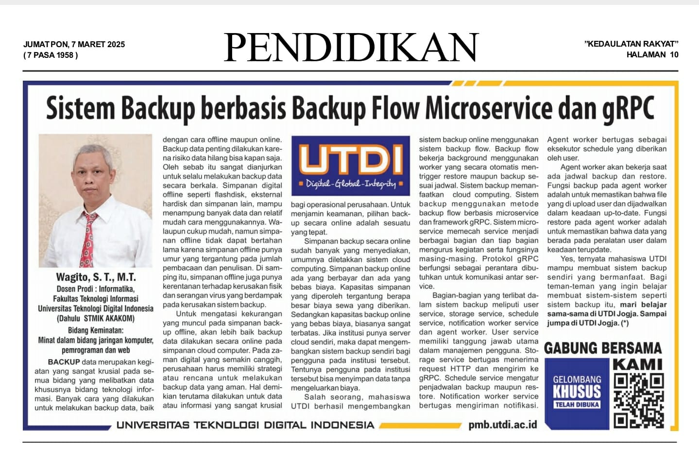 Sistem Backup berbasis Backup Flow Microservice Dan gRPC