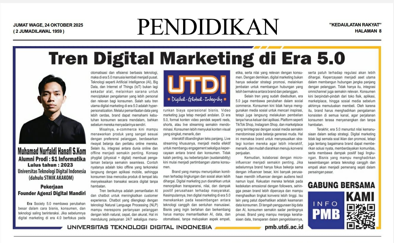 Tren Digital Marketing di Era 5.0