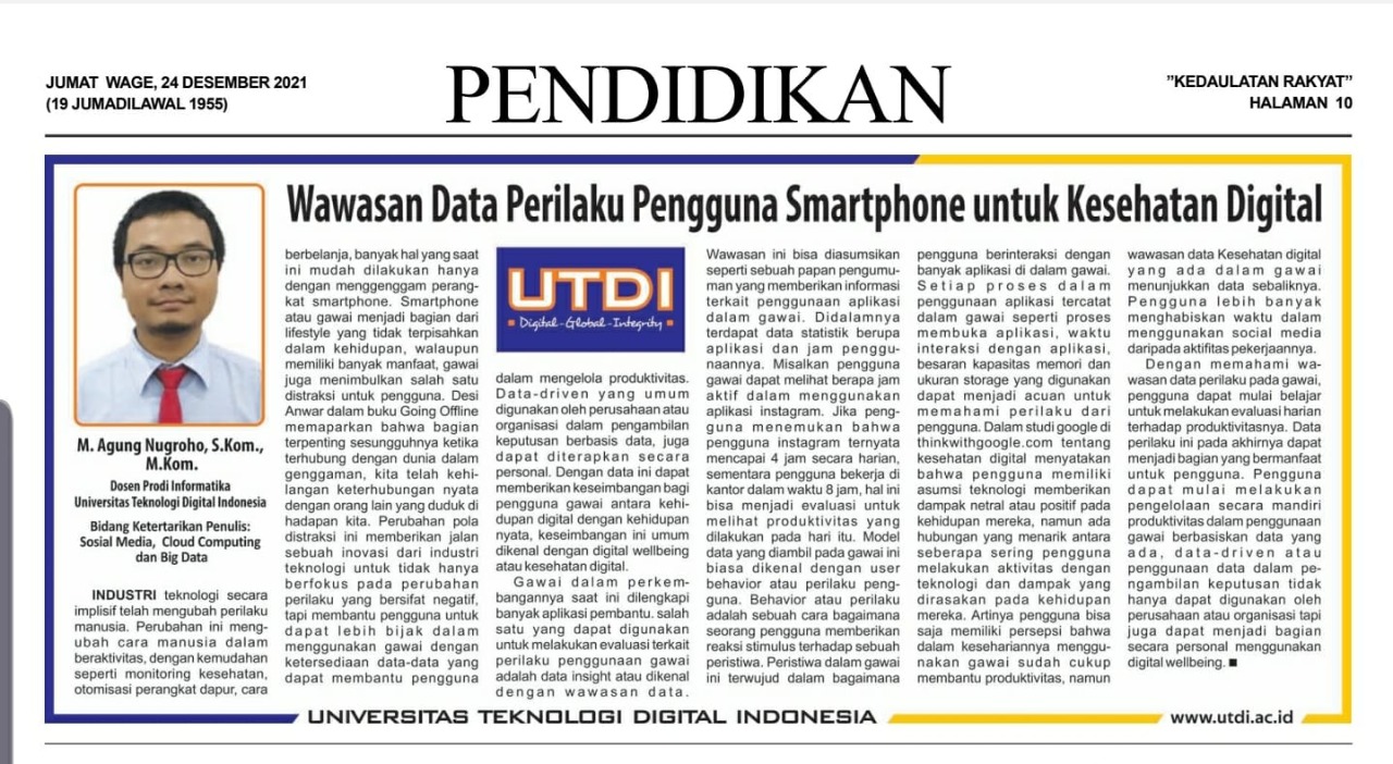 Wawasan Data Perilaku Pengguna Smartphone untuk Kesehatan Digital